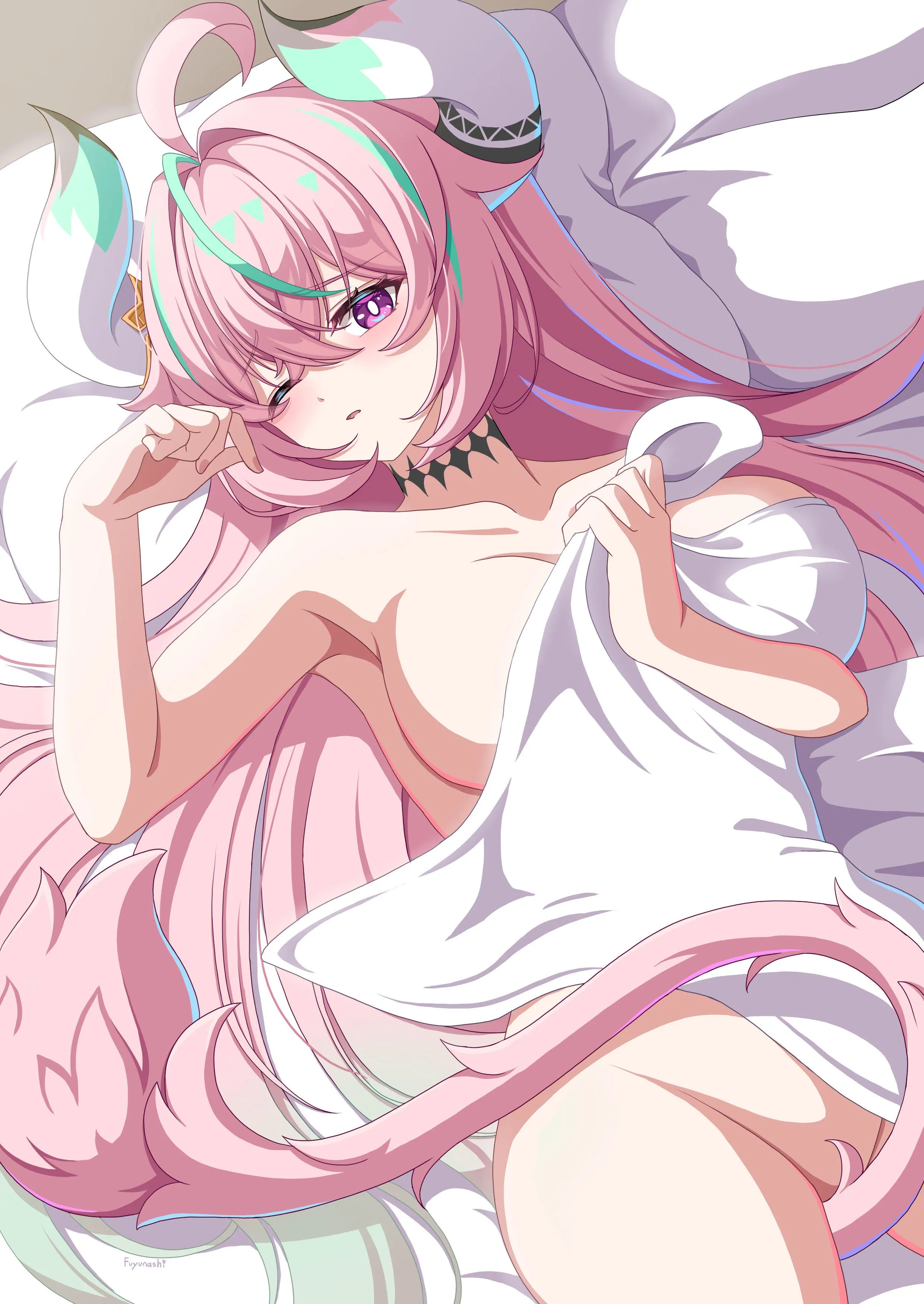 Varesa waking up by フユナシ(Fuyunashi)