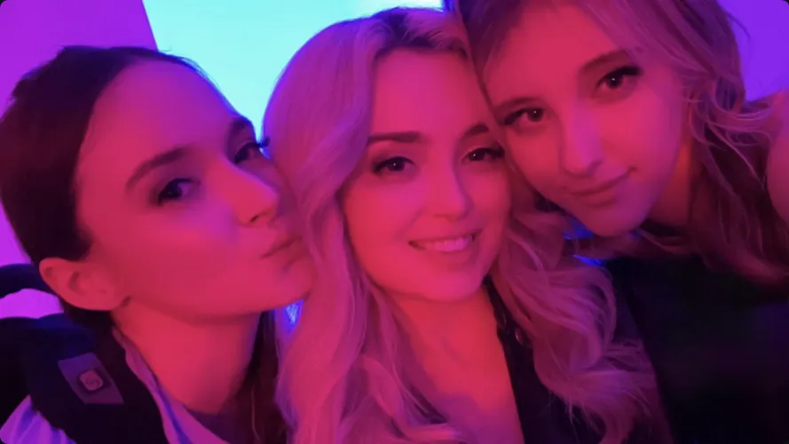 With Hazel and Melody