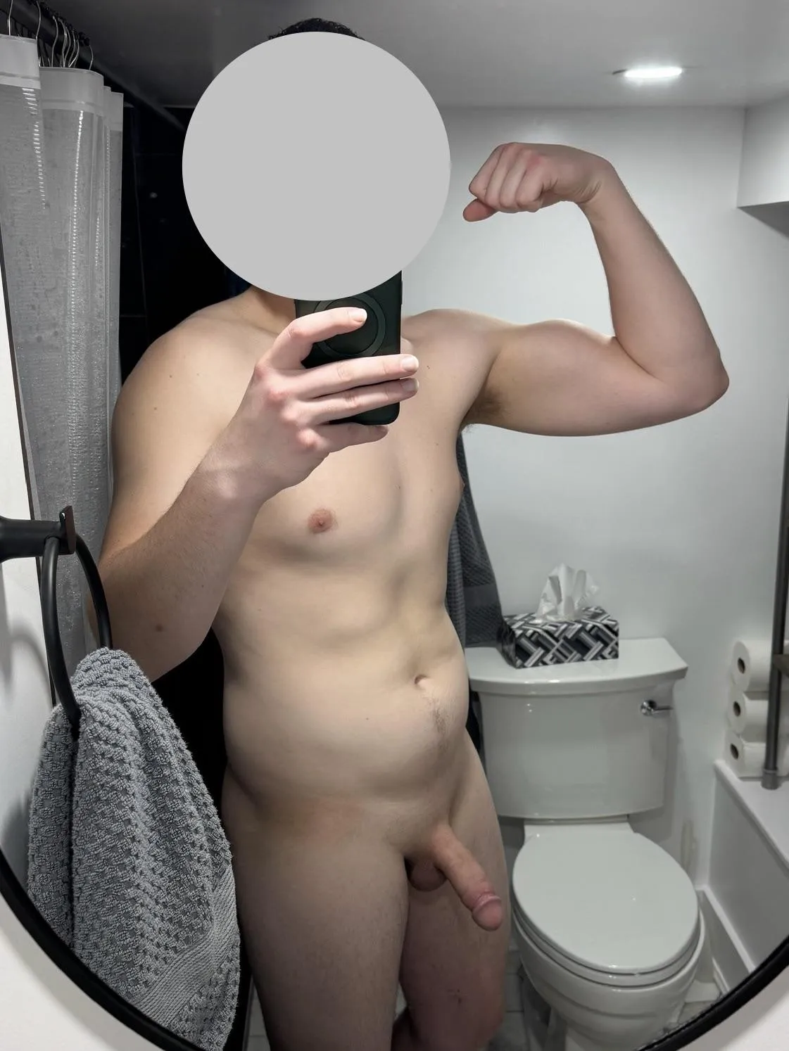 24M- semi-hard out of shower