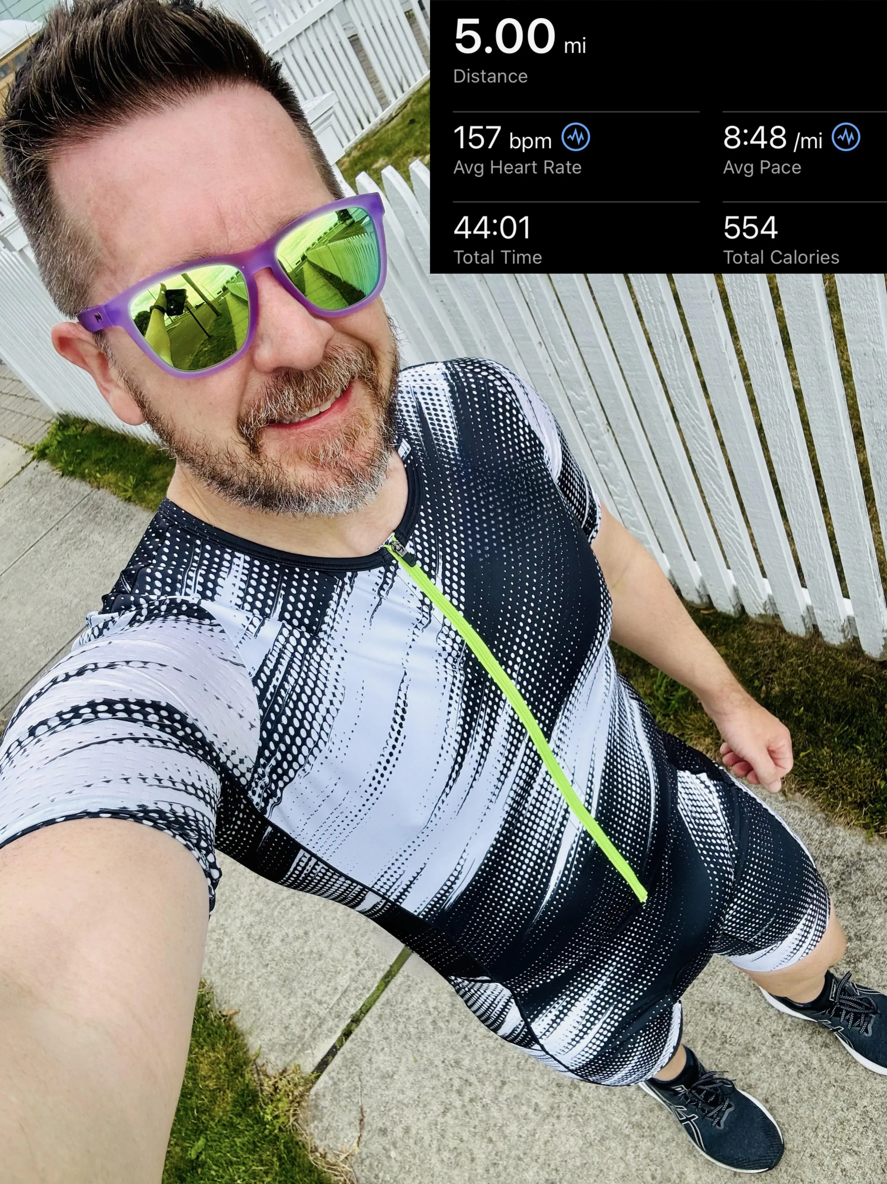 5 miles and near perfect weather