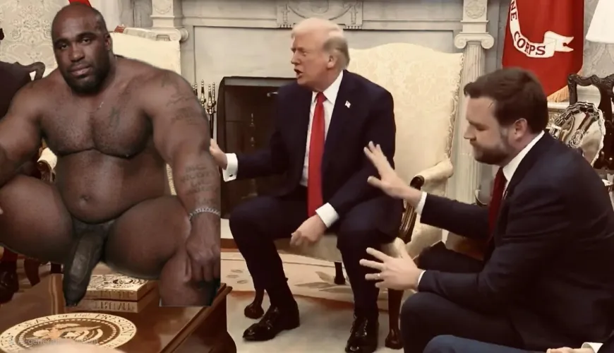 Barry with Trump and J.D.