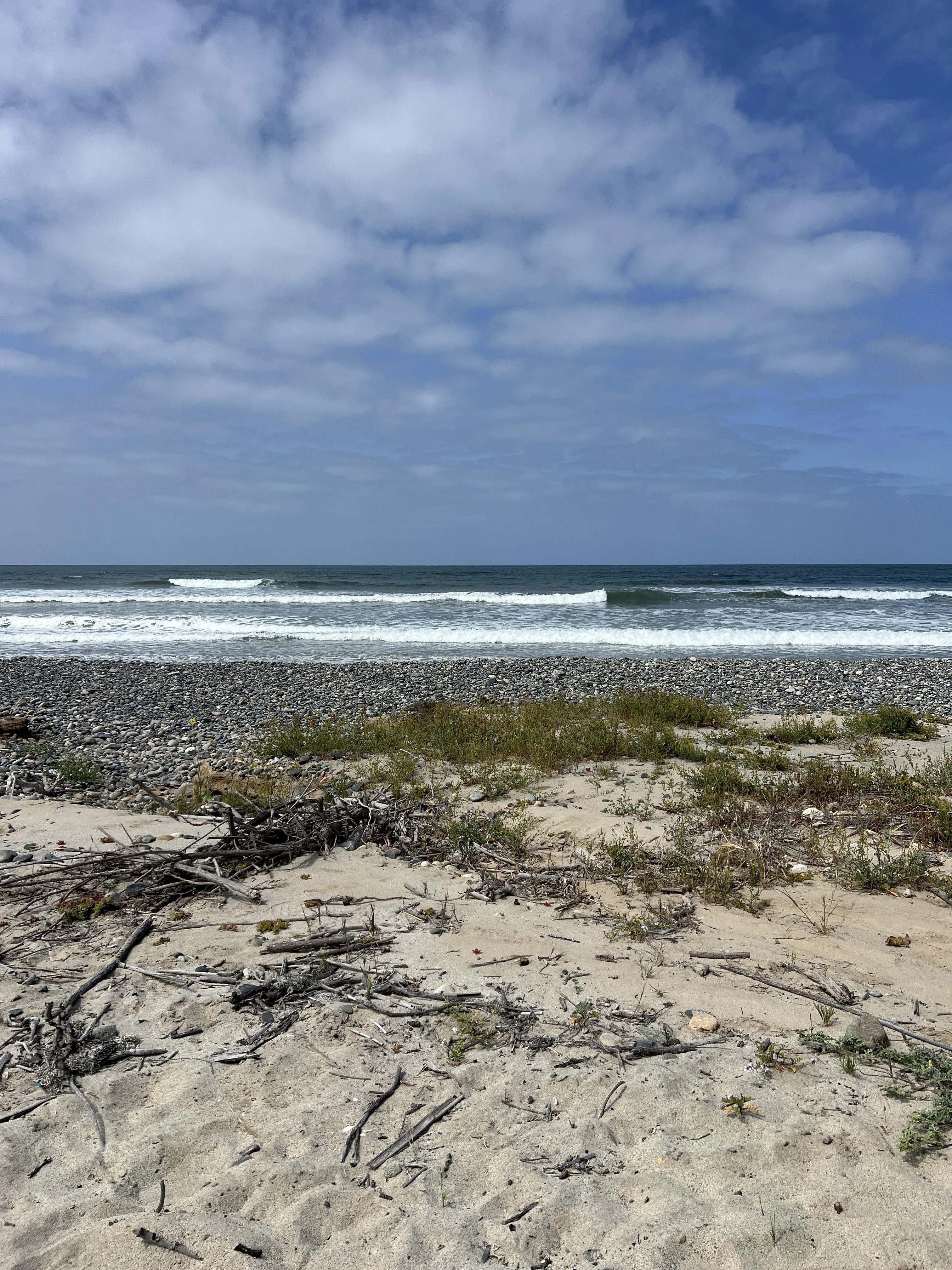 Clouds burning off it’s nice