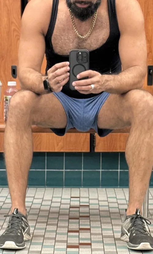 Couldn’t hide it at the gym - now I just embrace it.