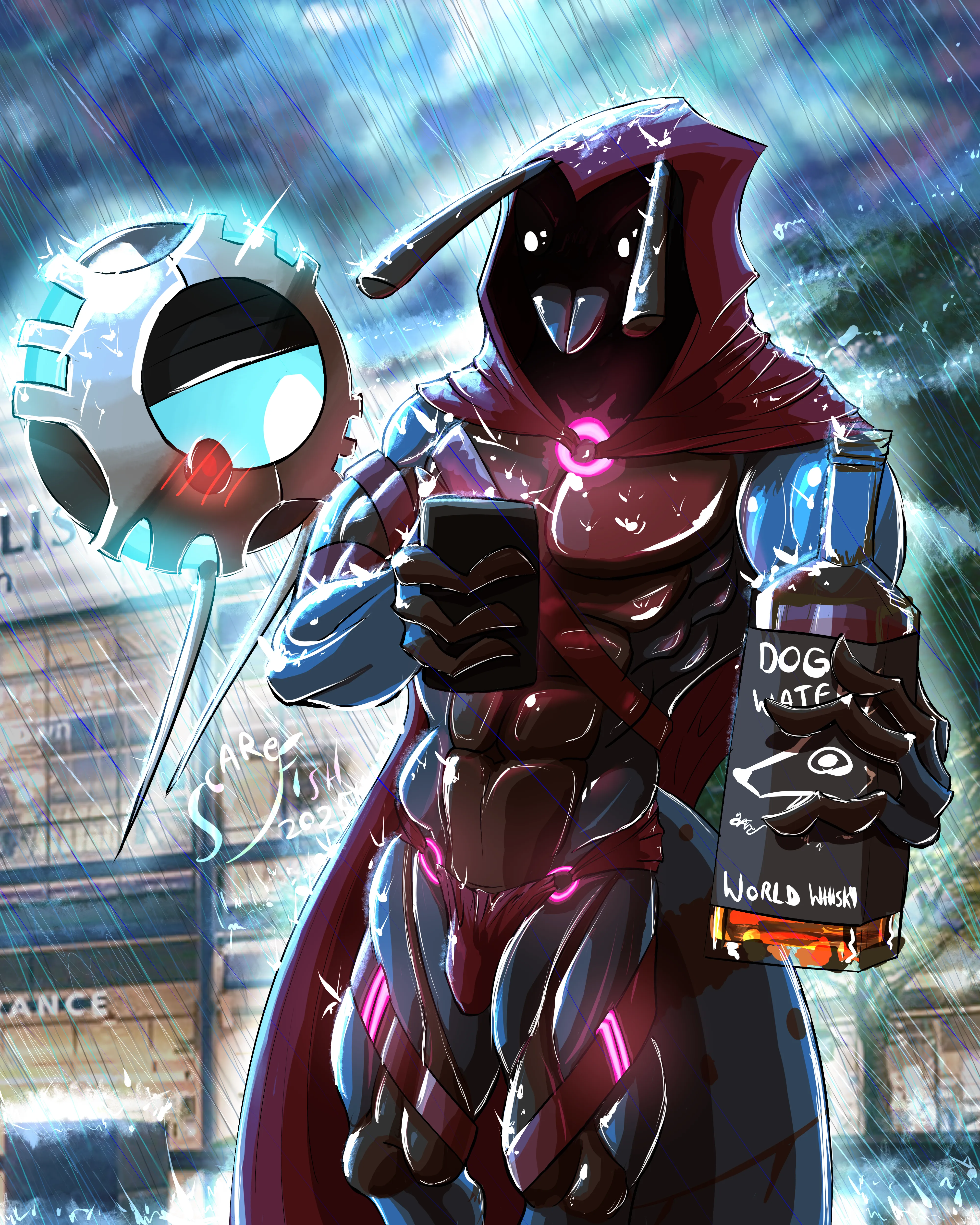 Darkon and AXEL (Scarefish / Jon E D Robinson)