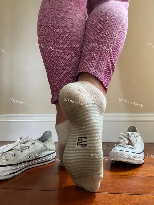 Fresh out of my chucks and super sweaty.. is it ok?