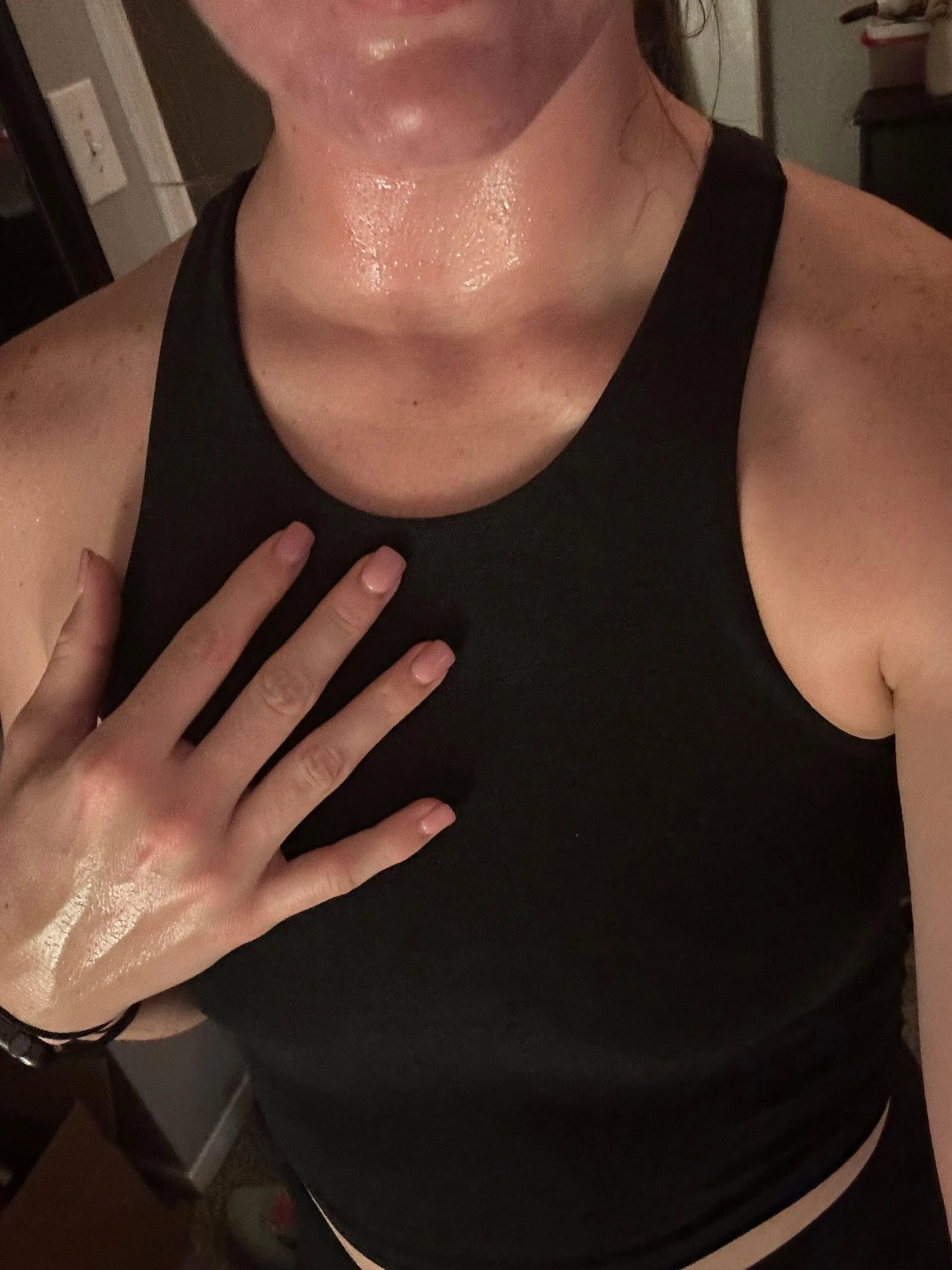 glowing after my run this morning 😇