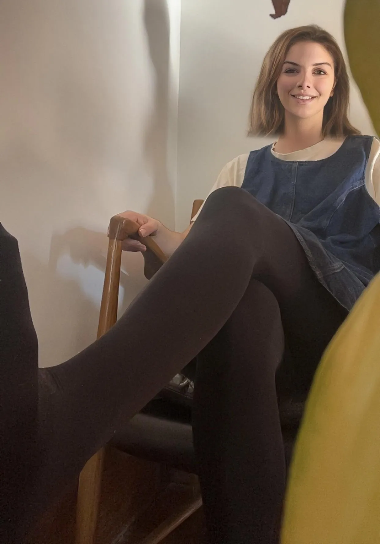 Home alone all day in my tights