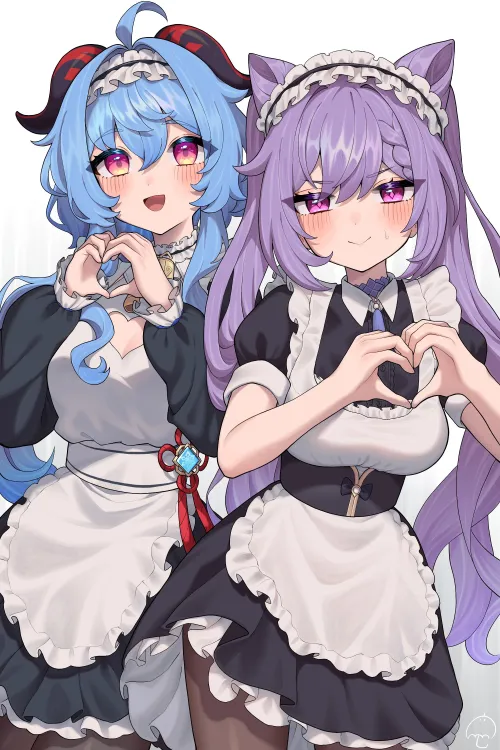 Keqing, Ganyu (Genshin Impact) [amagasa]