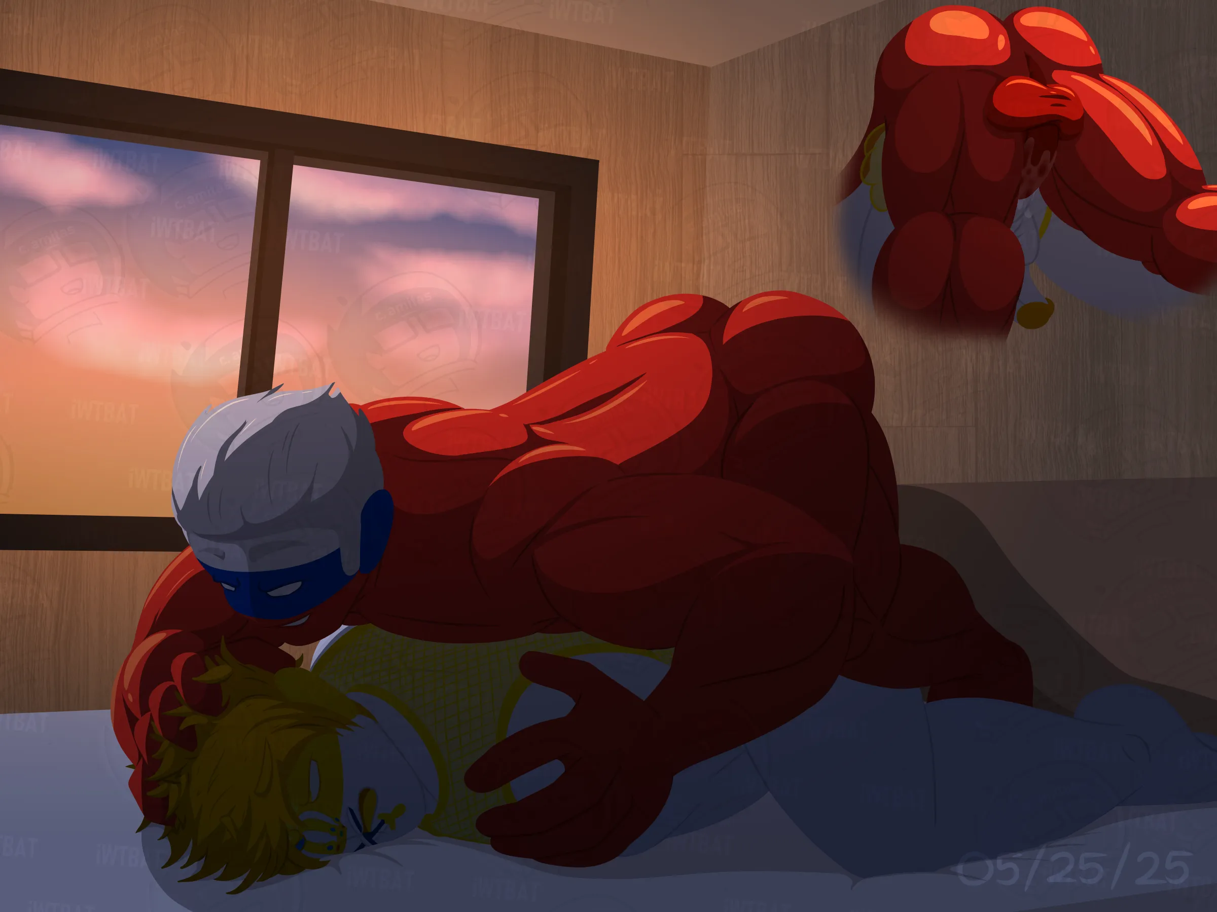 my head's out of title ideas but here's this requested CH piece i guess (Russia x CH!OC, iwtbat.bsky.social)