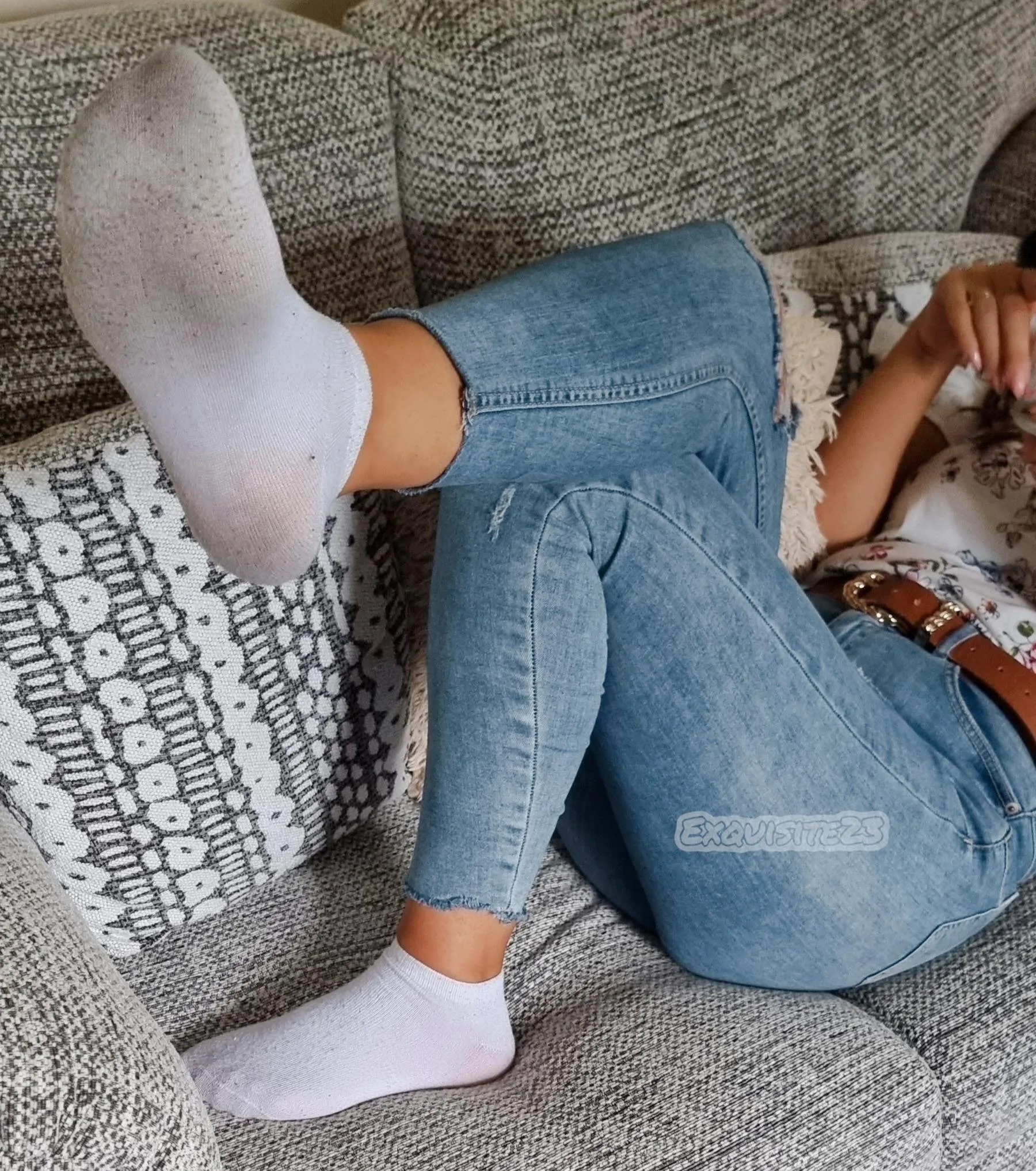 My stinky lil ankle sockies