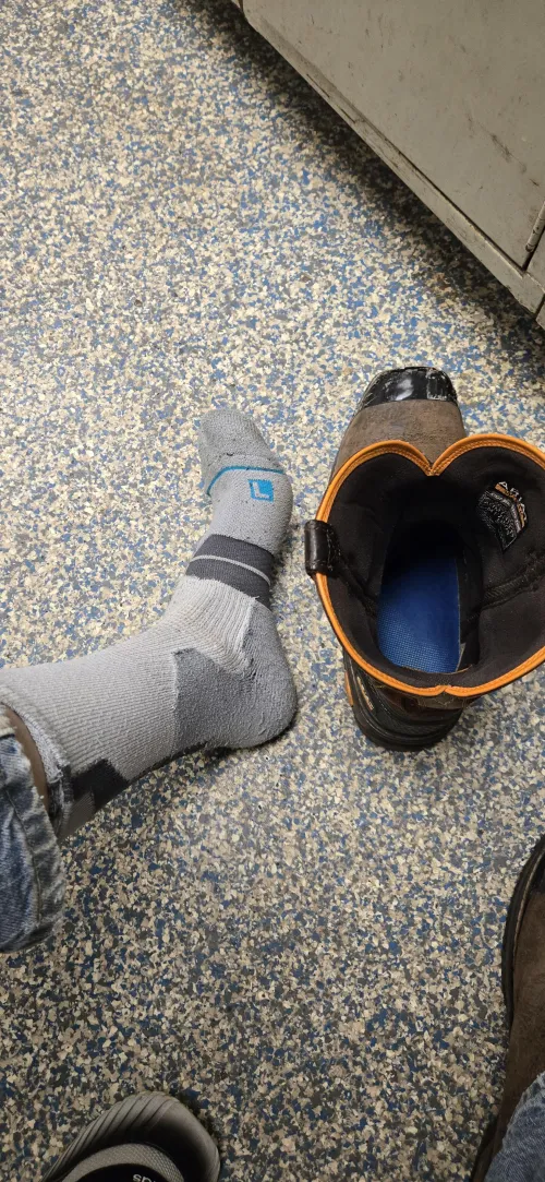 Offshore trash, up for grabs. Long hot days of manual labor.