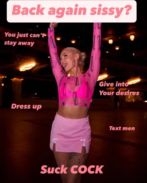 Talia Mar sissy caption