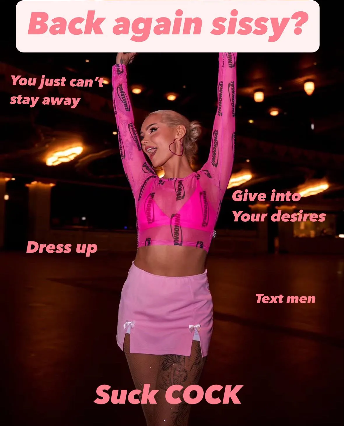 Talia Mar sissy caption