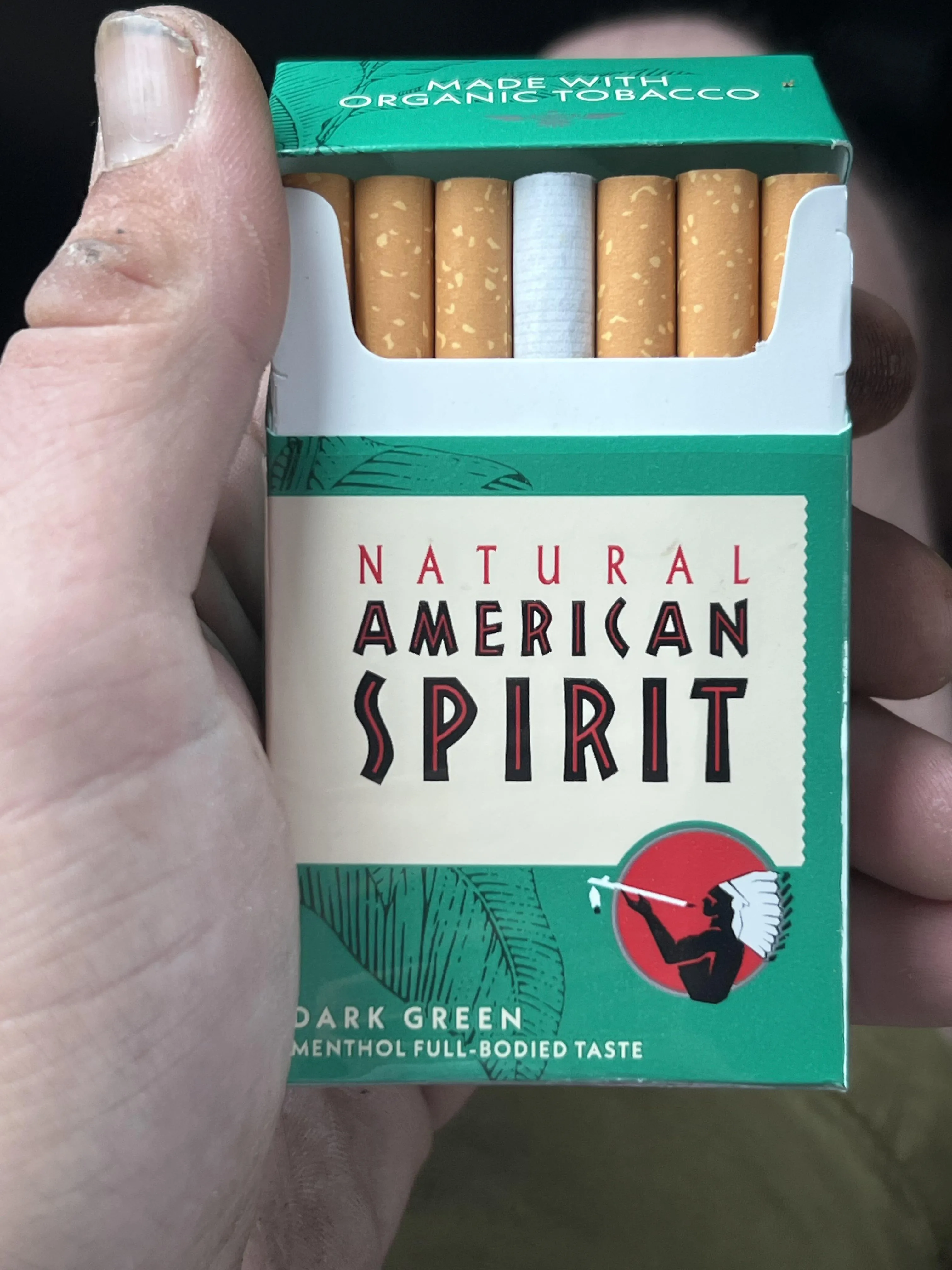 The middle cigarette has been my designated ‘lucky’ for the entirety of my adulthood. I’m a creature of habit, and love the ritual.