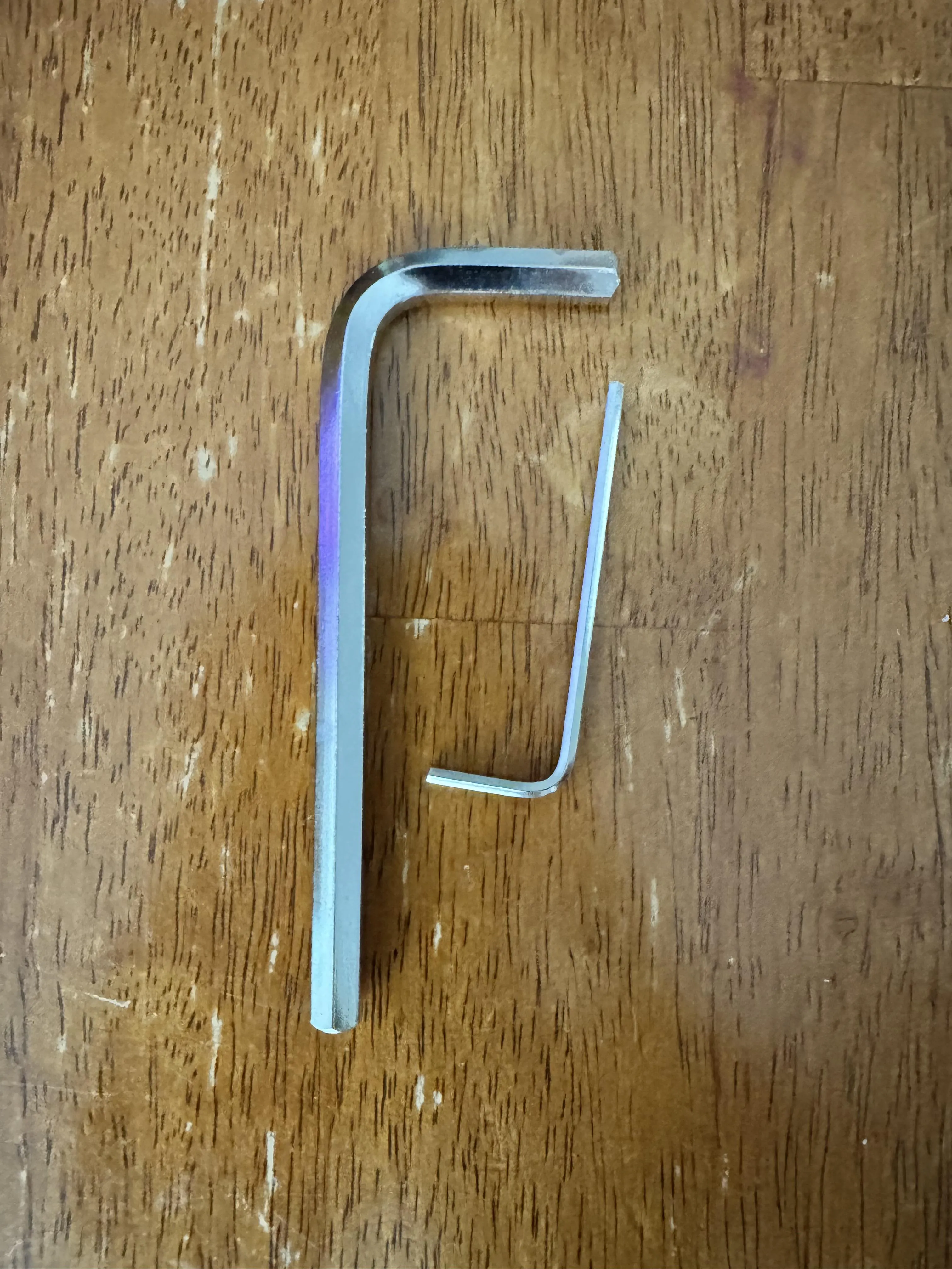 What is the second Allen key for?