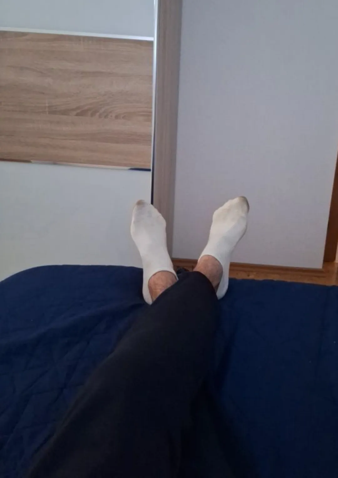 White ankle socks