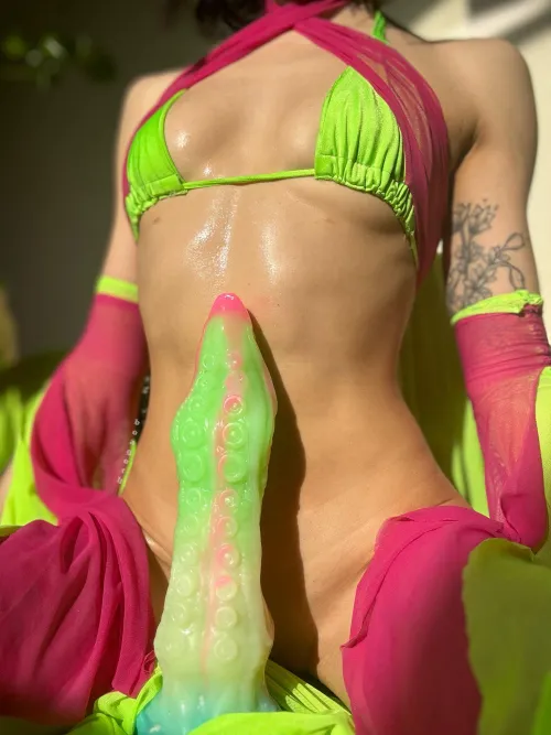 With my tentacle dildo--Nothosaur ABYSS