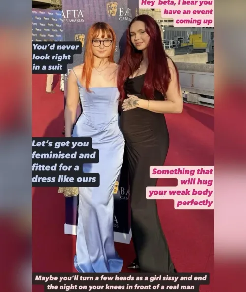 Would you let Talia and her sister feminise you ?