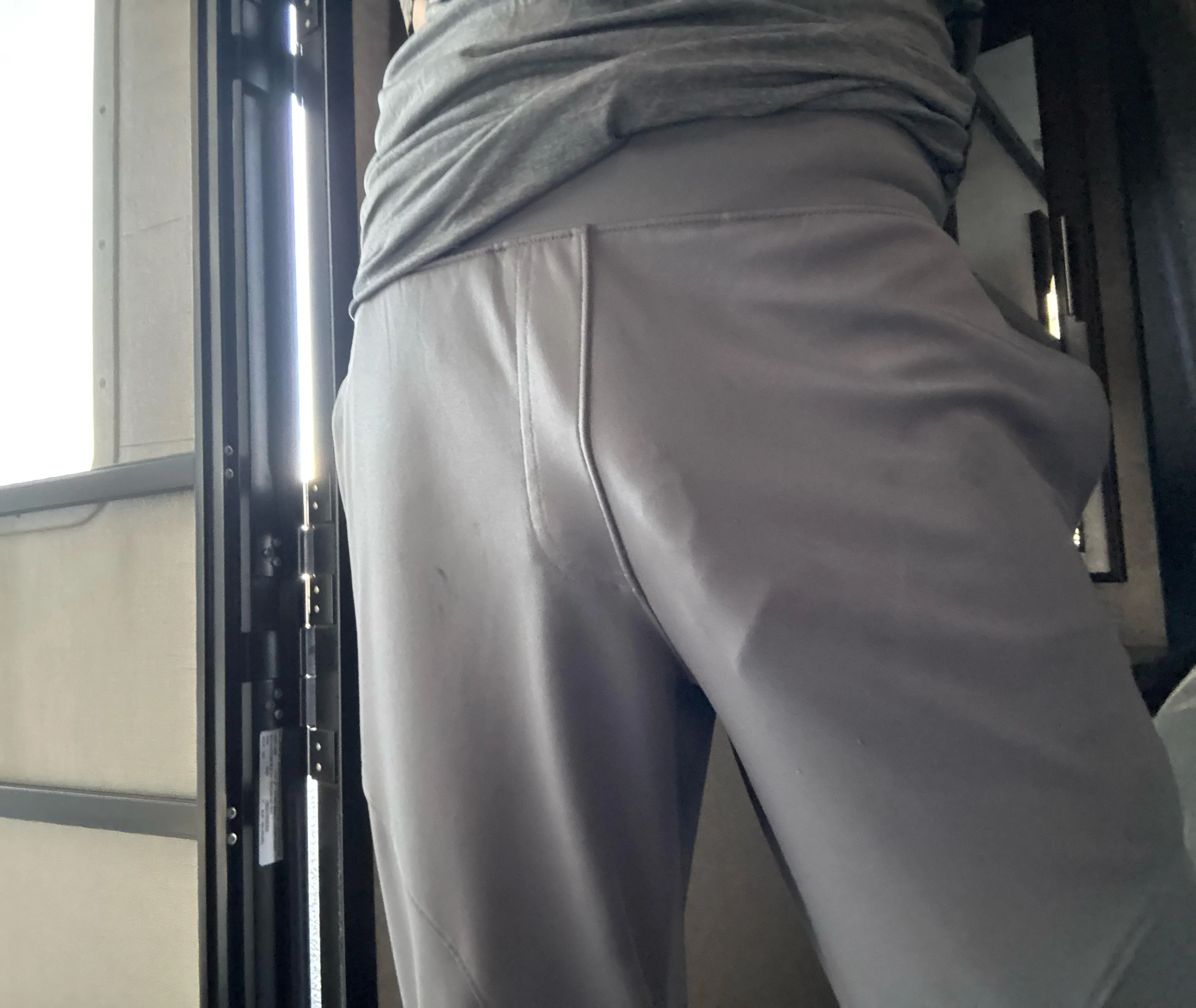 34 m been walking around the campground in my favorite sweats. Think I got some looks.