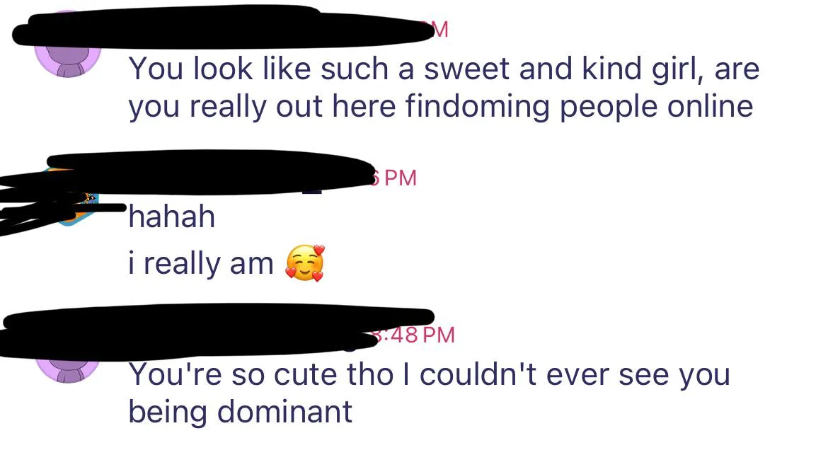 “are you really out here findoming people”