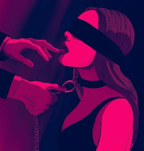 Blindfolded Trust. Tethered Desire. Unspoken power!