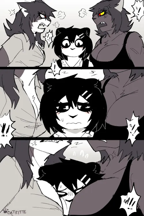 Caught in the Crossfire (catkitte) [F]