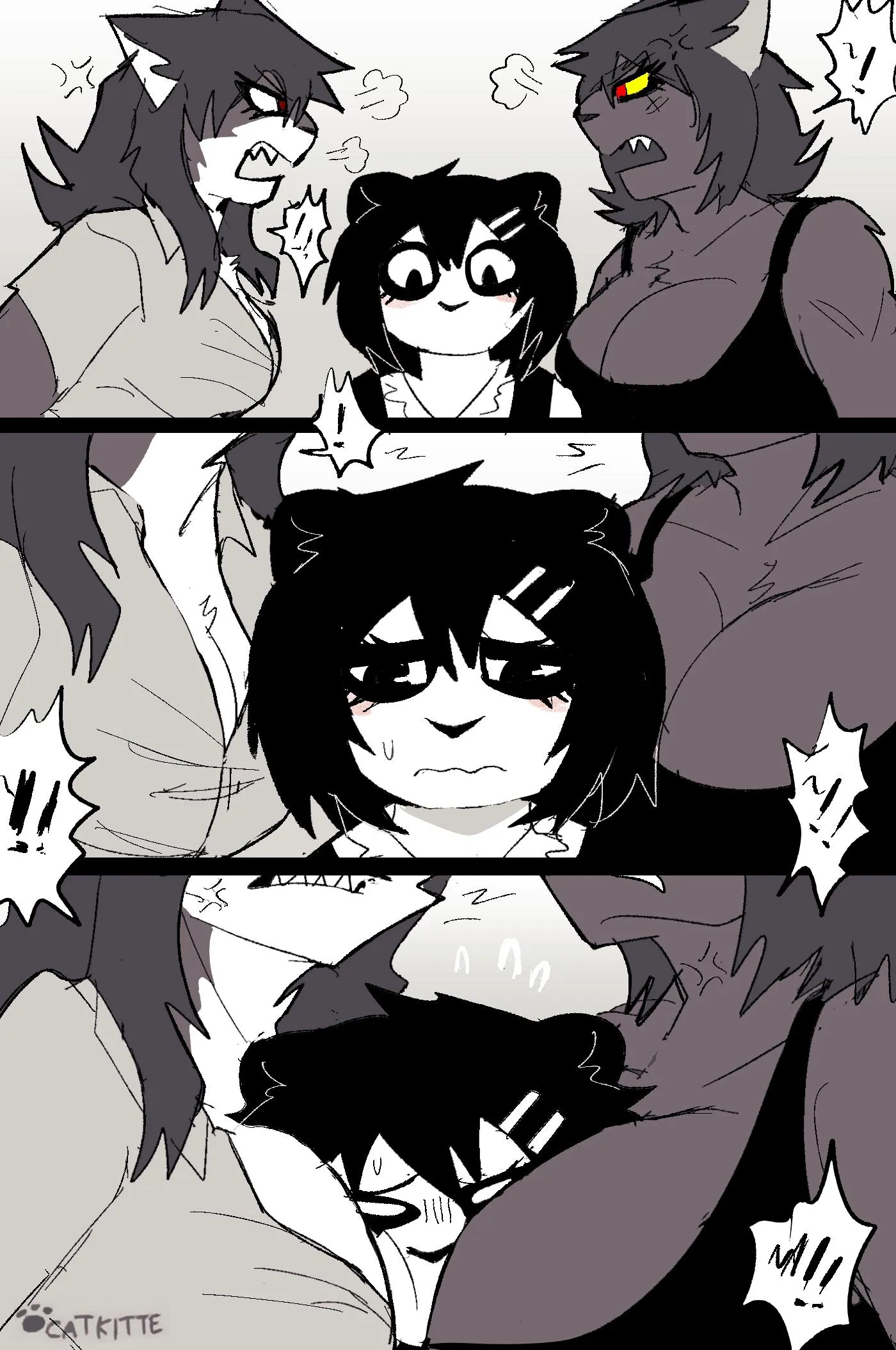 Caught in the Crossfire (catkitte) [F]