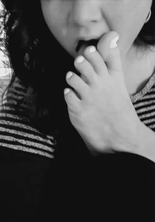 I want another tongue between my toes...will you let me use yours?