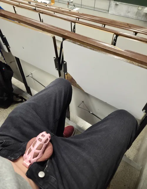 Im noch leere vorlesungs saal schnell ein foto