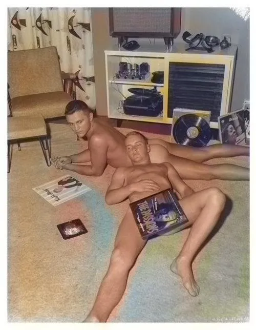 Listened to records with a friend on a hot day