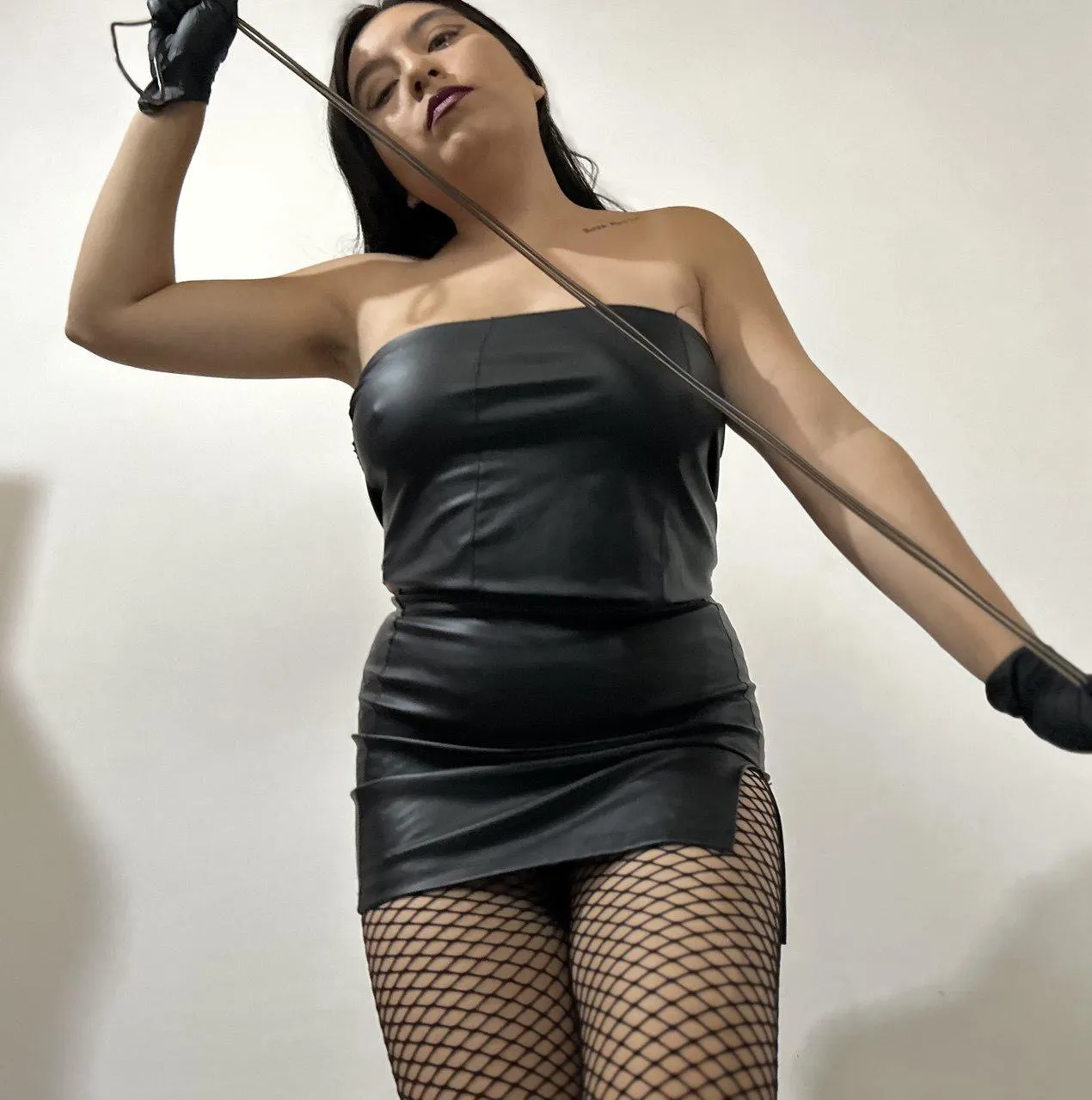 Show your devotion, lower your gaze. You are worthy of nothing.