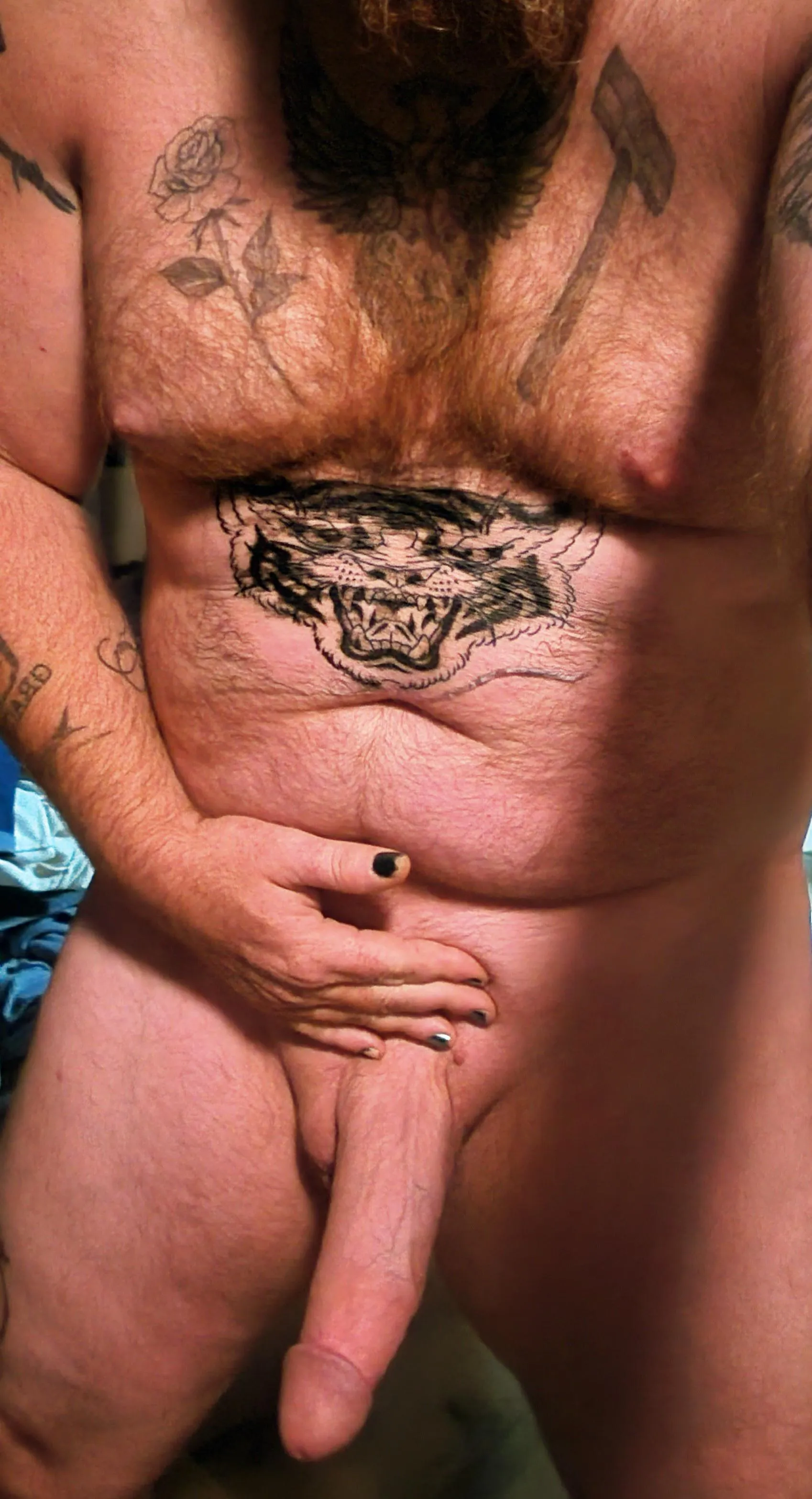 Stoned DILF Morning wood