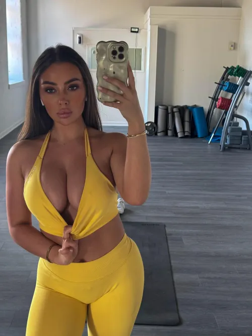 The best part about a home gym is you can wear whatever u want