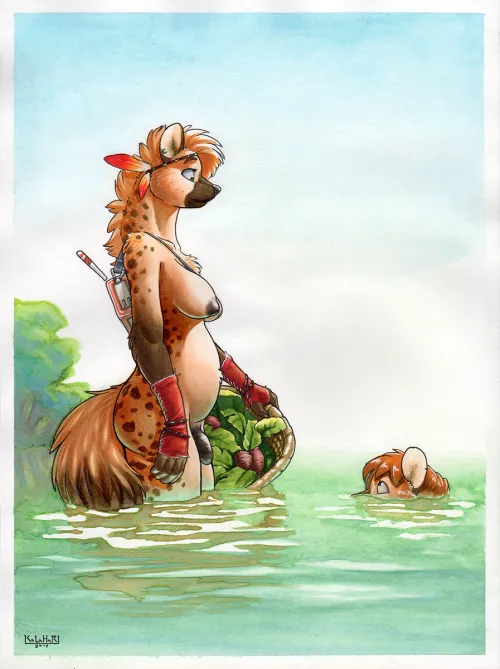 Umxakaza and the Lake Monster [if] (kalahari)