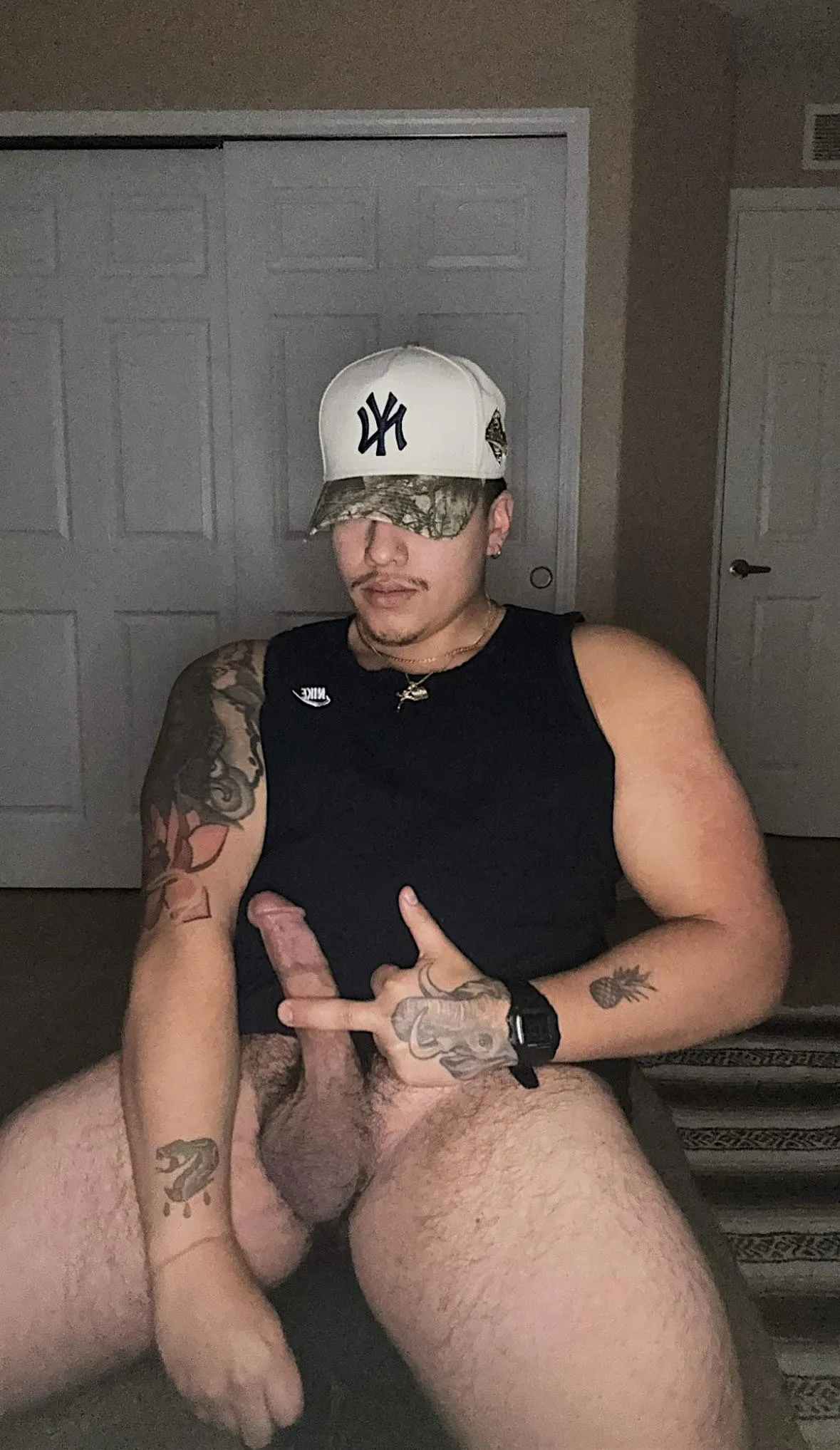 Just a man and his manhood. Breeding szn.