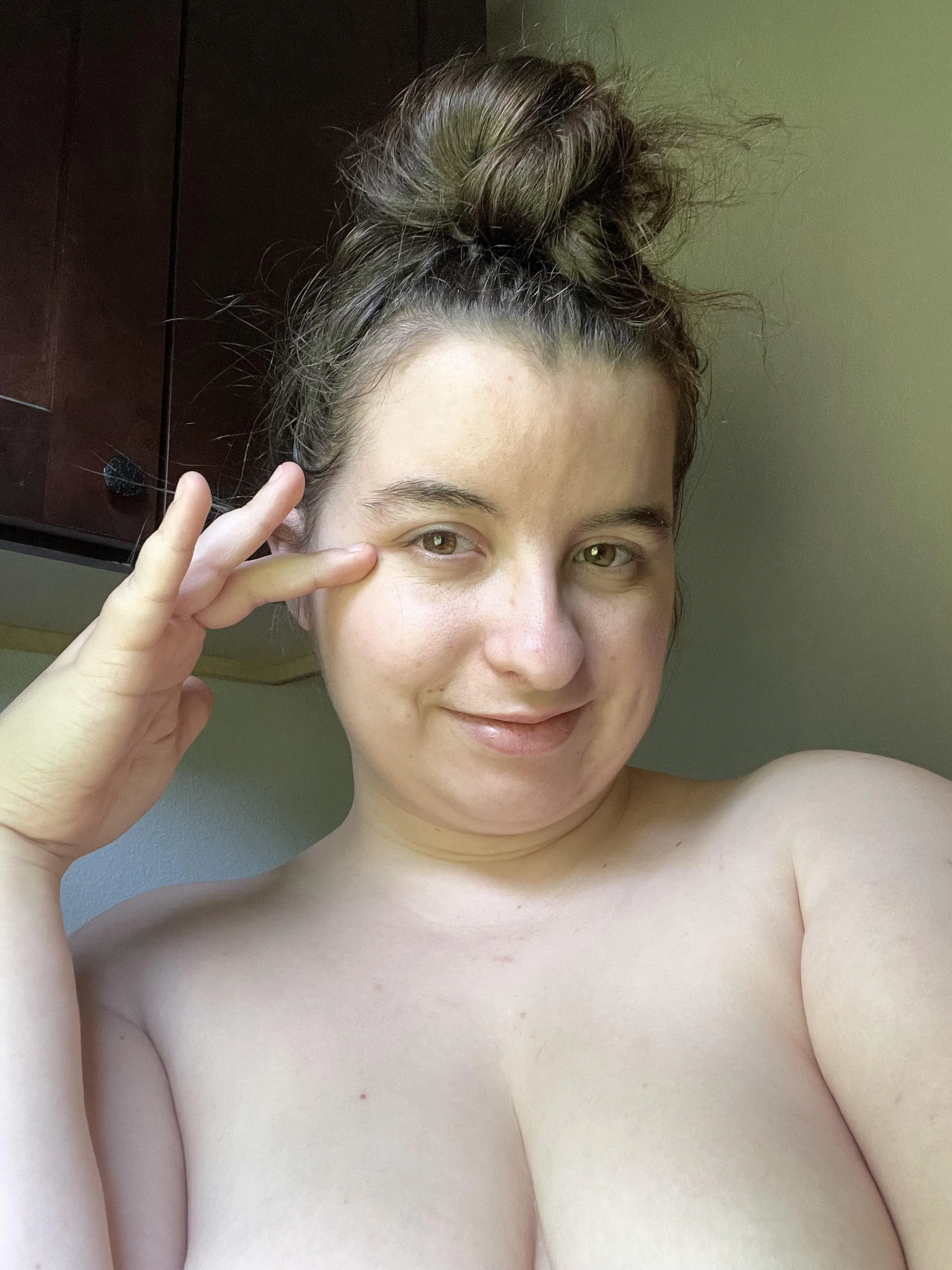 Just woke up hairbun