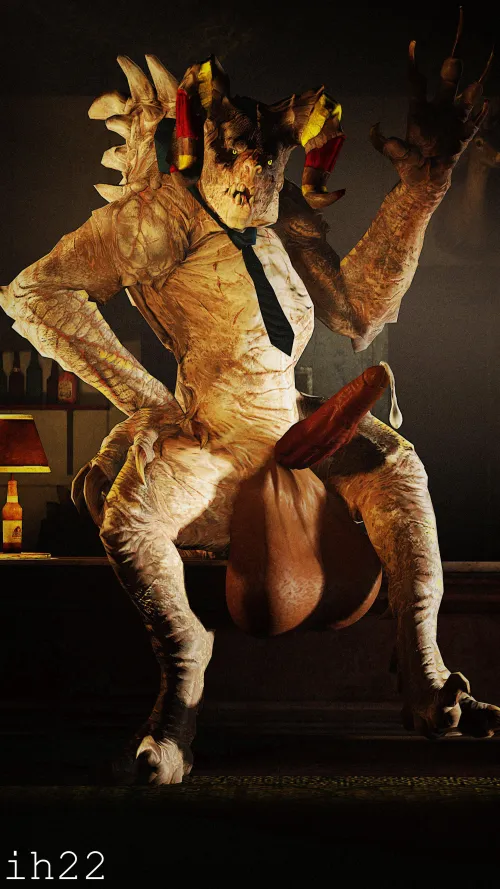 Rare photo of the deathclaw Judis, 2281. [M] (ihavetwotwo)