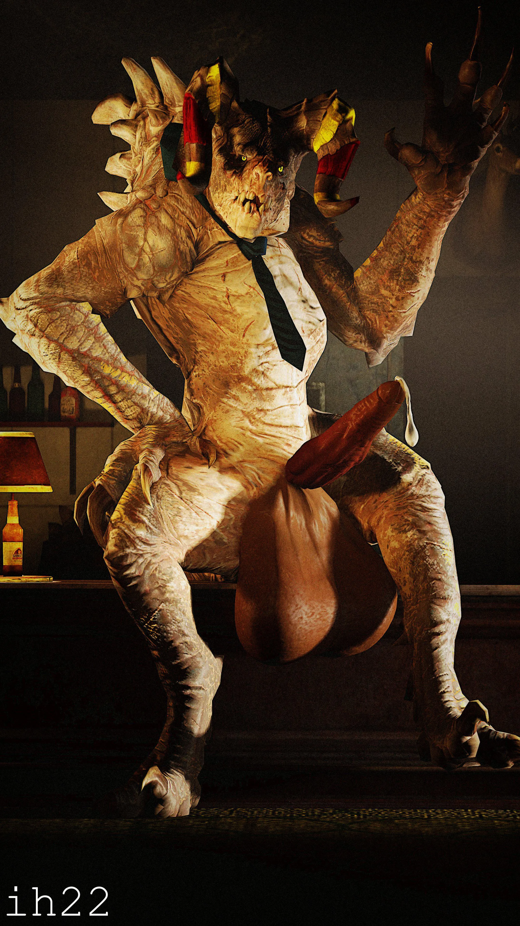 Rare photo of the deathclaw Judis, 2281. [M] (ihavetwotwo)