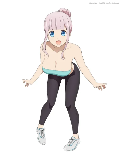 Chika Revealing Her Cleavage