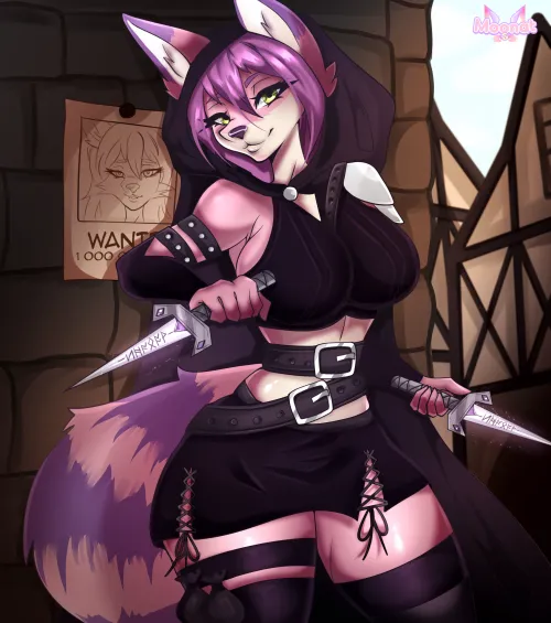 DnD Commission Rogue (artist Moonat)