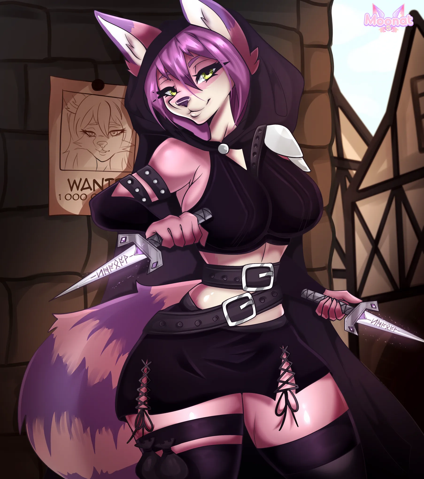 DnD Commission Rogue (artist Moonat)