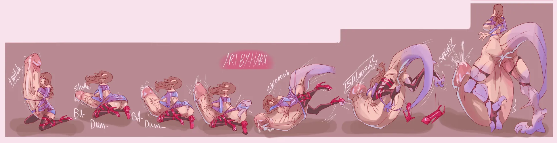 HUGE Dino Girl TF(Ass Expansion, Dick Growth, Stretching)