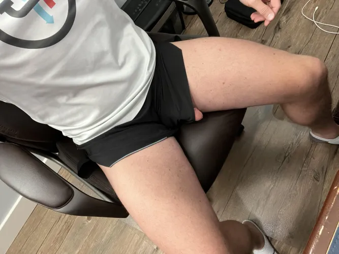 Just hanging out at work.