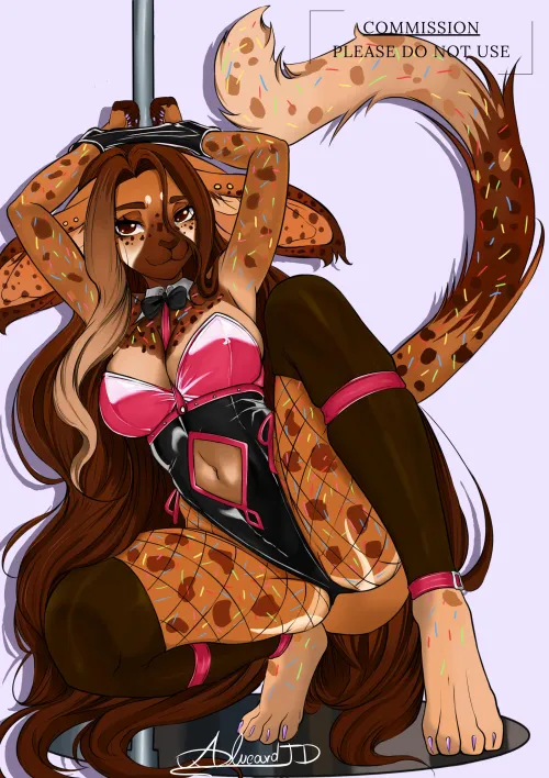 Mocha 💜 (art by me)