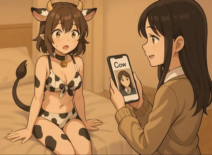 Turned my girlfriend into a cow Neko. What next?