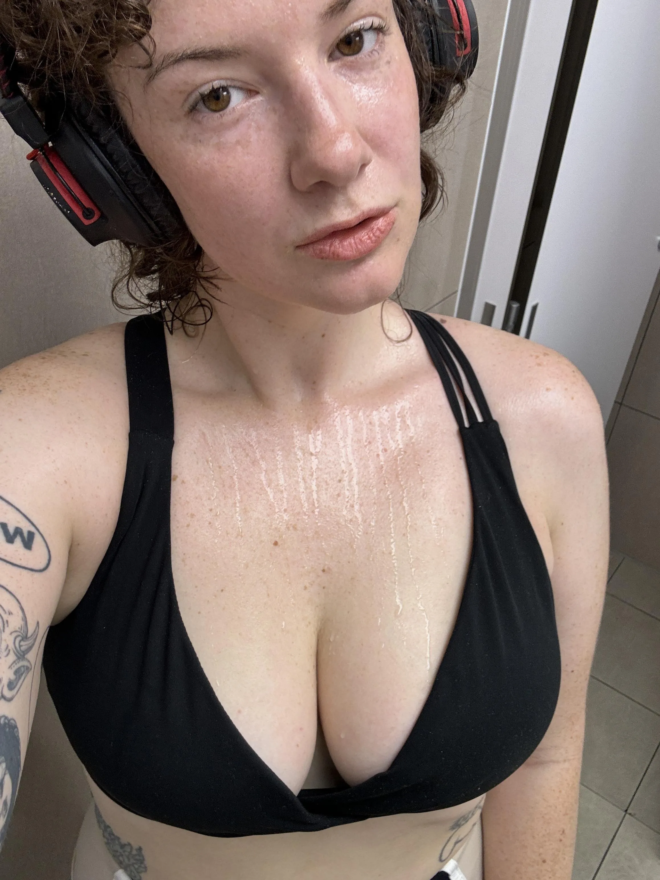 You better not waste a single drop of my precious sweat