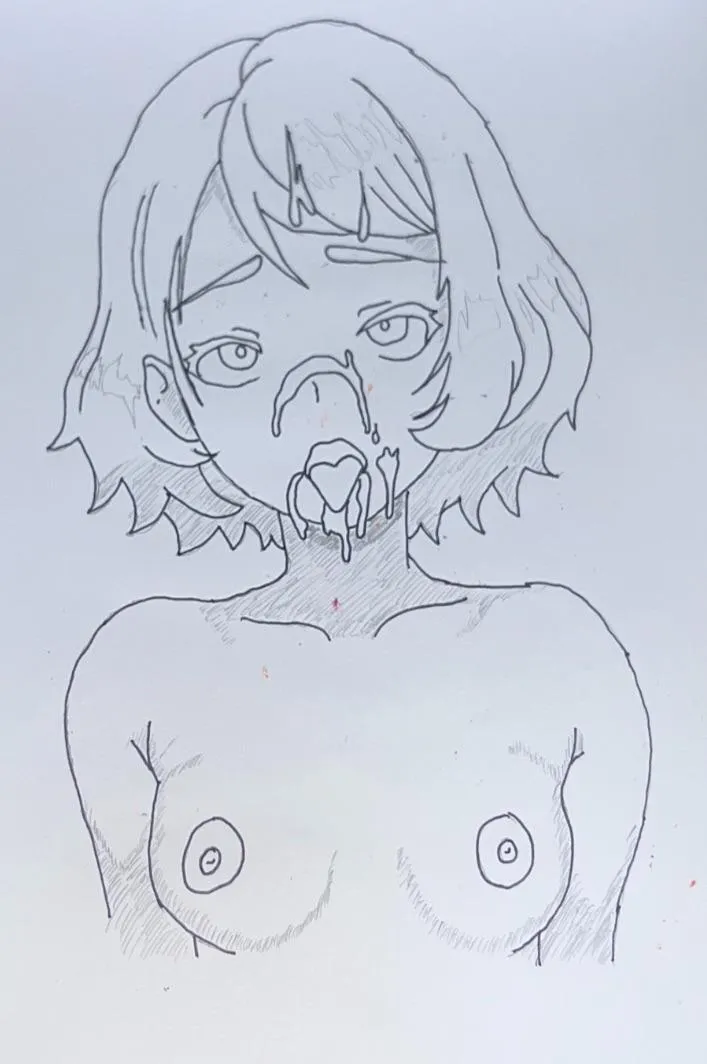 First time drawing Serena