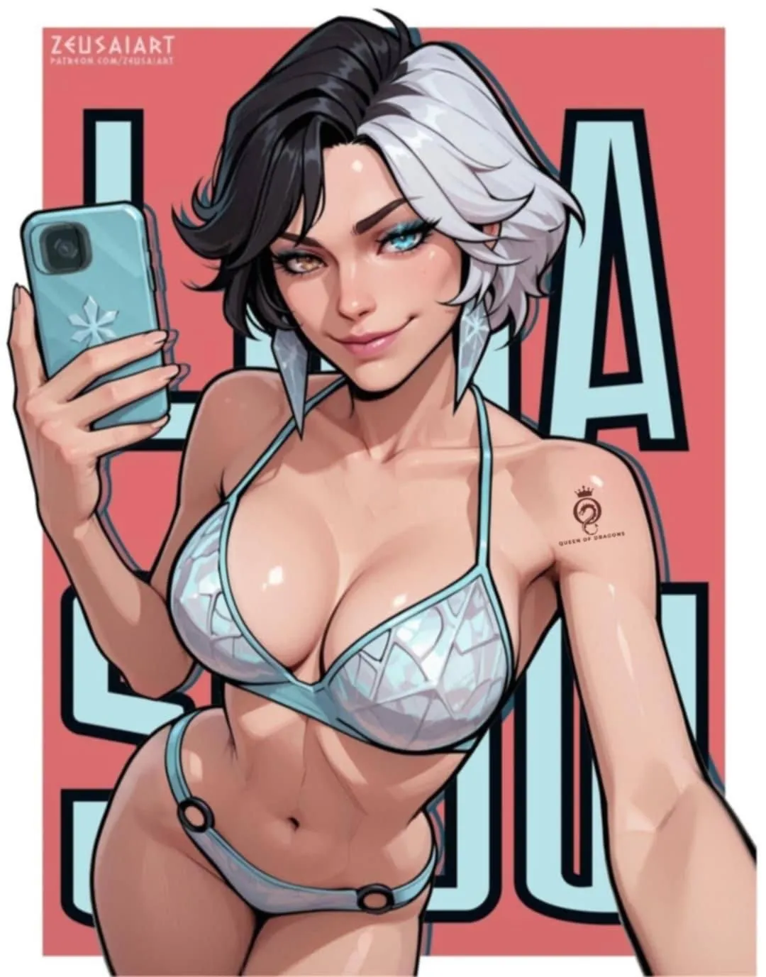 Marvel Queen of Dragons Edit 1, Luna Snow.