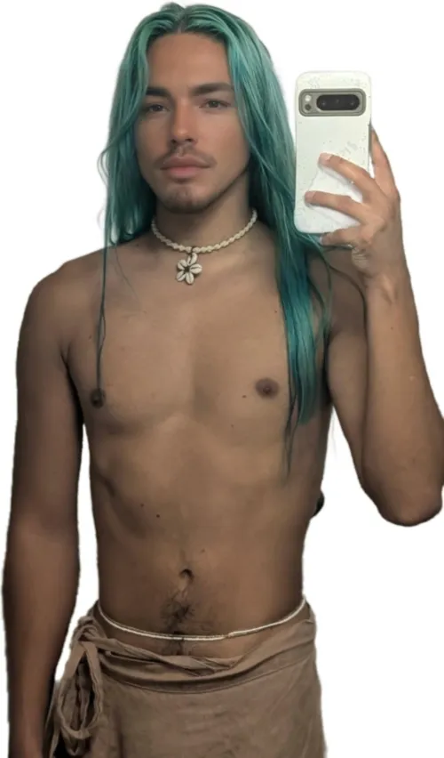 went aqua ✨🧜🏽‍♂️🐚