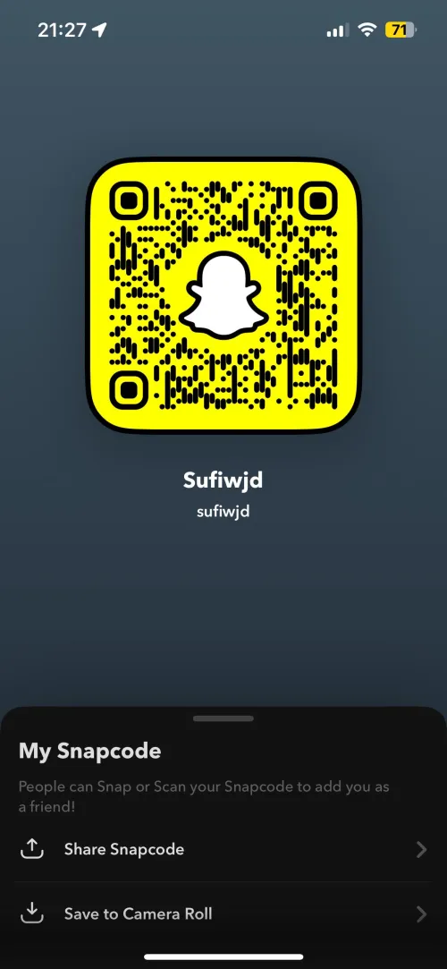 Add my snap if your in the area